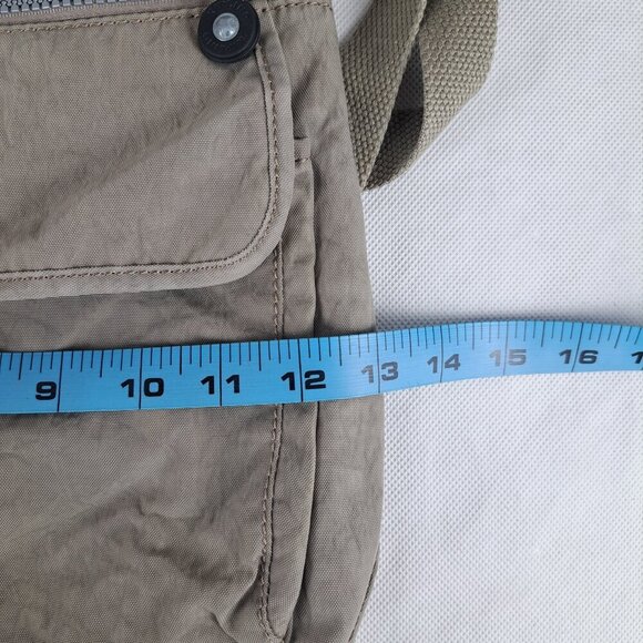 Kipling Khaki Crossbody Bag - Classic Style - AUTHENTIC - Made in China - Picture 13 of 14